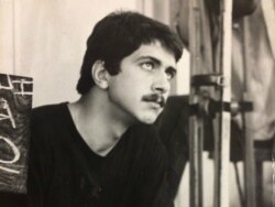 Евгений Михайлов по време на снимките на "Дом за нежни души", 1980 г.