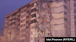 İjevskdə dağılmış bina