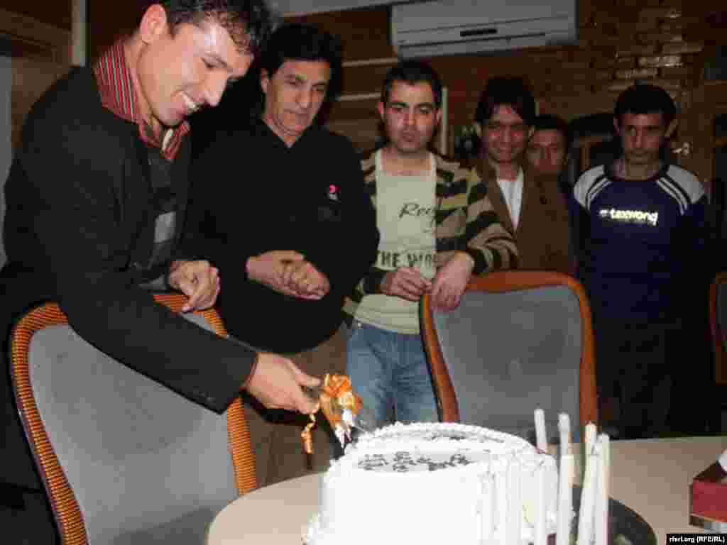 Afghanistan - Azadi Radio Kabul bureau staffs celebrated 10th anniversary of this radio, 30Jan2012 