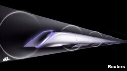 "Hyperloop" yeraltı nəqliyyat sisteminin eskizi