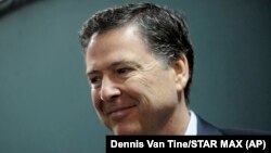 Former FBI Director James Comey (file photo)