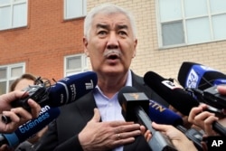 Президенттікке кандидат Әміржан Қосанов.