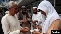 There are fears over the dramatic slump in the afghani, the Afghan currency. (file photo)