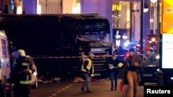 Місце трагедії у Берліні, Німеччина, 19 грудня 2016 року