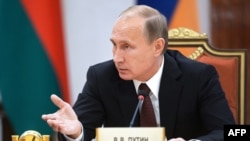 Vladimir Putin gjatë fjalimit të sotëm në Minsk të Bjellorusisë