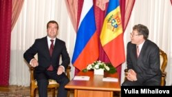 Mihai Ghimpu şi Dmitri Medvedev