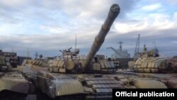 Suriyaya gedən rus tankları
