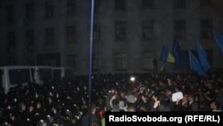 Ukraine -- Berkut near presidential administration in Kyiv, euromaidan, 24Nov2013