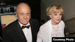 Владимир Меншов с женой, актрисой Верой Алентовой