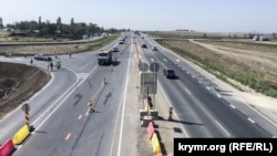 Будівництво автостради «Таврида« у Криму 