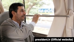 Outgoing Iranian President Mahmud Ahmadinejad (file photo)