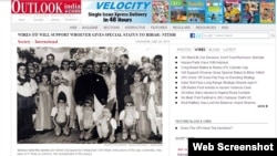 Добрый Махараджа со спасенными польскими детьми (скриншот Outlookindia.com)