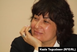 Әлеуметтанушы Гүлмира Илеуова. Алматы, 5 мамыр 2014 жыл.
