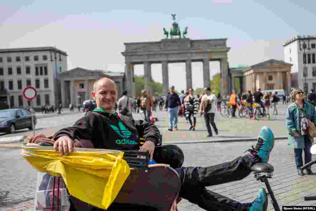 DO NOT USE - sliders Berlin project ONLY, restrictions - Germany. Brandenburg Gate in Berlin. 24 April 2015