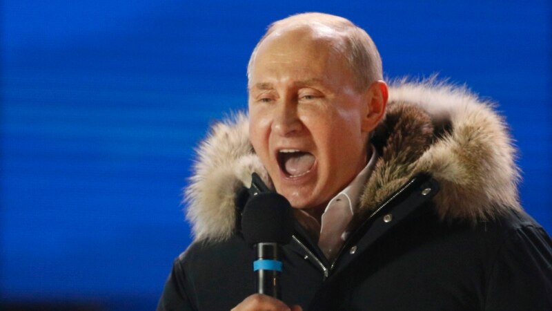 Putin saýlawlarda ýeňiş gazanýar