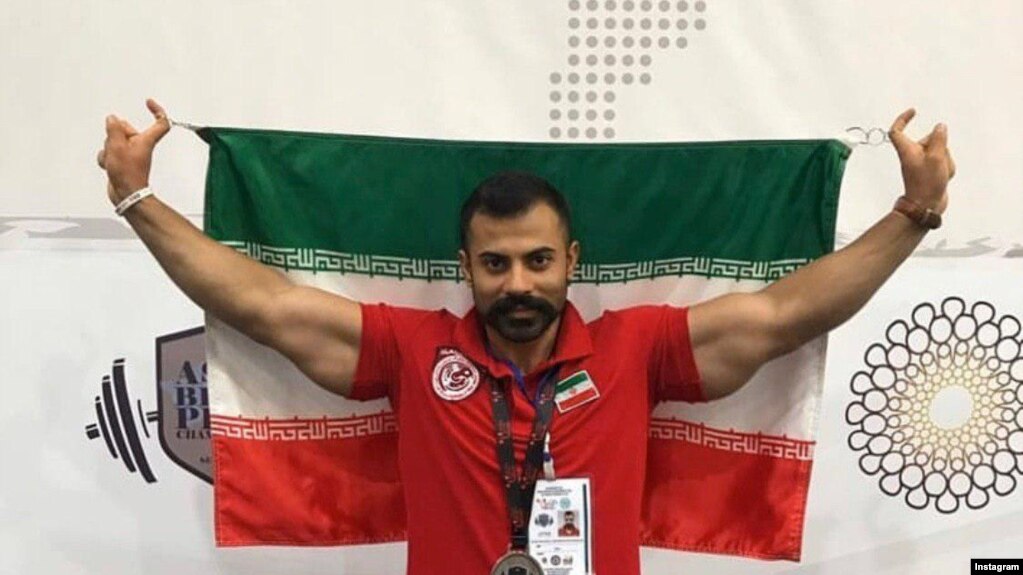 Iran's powerlifting champion Amir Mohammad Shahnawazi. File photo