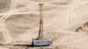 «Инкай» уран кенішіндегі бұрғылау қондырғысы. Тайқоңыр кенті, Оңтүстік Қазақстан облысы. 5 маусым 2010 жыл.