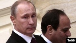 Vladimir Putin və Abdel Fattah al-Sisi
