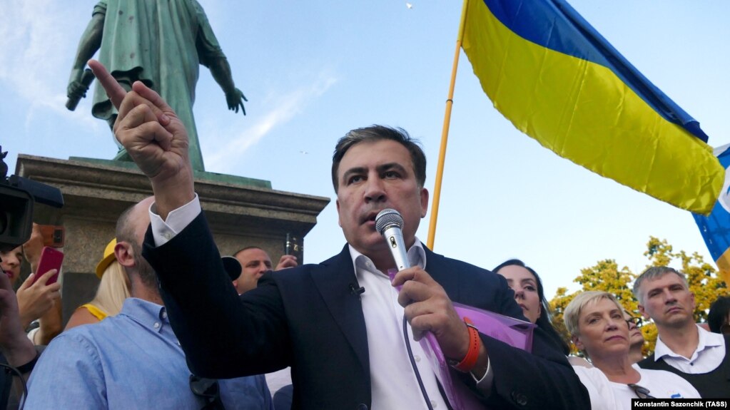 Михаил Саакашвили аввалроқ Одесса губернатори лавозимида ҳам ишлаган.