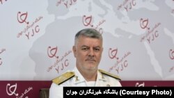 Iran--Chief of the Iranian Navy Rear Admiral Hossein Khanzadi 