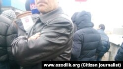 Узбекские мигранты на автомобильном пункте пропуска «Погар».