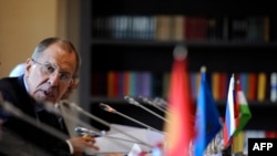 Министр иностранных дел России Сергей Лавров на встрече ОДКБ. Сочи, 23 сентября 2023 года