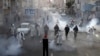 Iranian Firefighters disinfect streets in a bid to halt the spread of coronavirus, in Tehran, March 13 2020