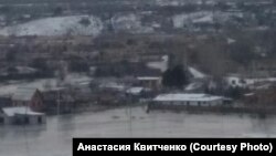 Затопленное село в Хакасии 