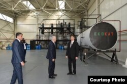 İlham Əliyev Balaxanı sənaye parkında. 22Sent2017