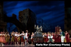 «Дон Кихот» балетінің бір сәті. Астана, 27 маусым 2014 жыл.