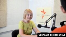 Tanja Ignjatović u beogradskom studiju RSE, jul 2016.