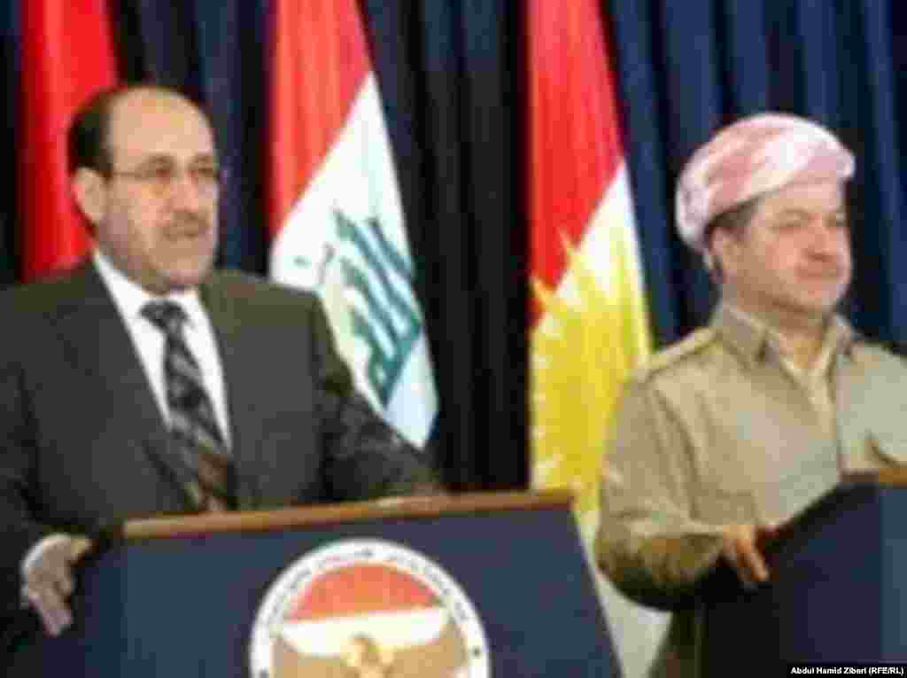 Iraq -- Iraqi PM Al-Maliki and President Barzani, Irbil, Aug2010 - Iraq, Erbil,Iraqi PM AL-Maliki and The President Barzani,Aug2010
