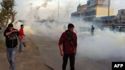 Полицијата вчера употреби солзавец за да ги растера демонстрантите во Бахреин