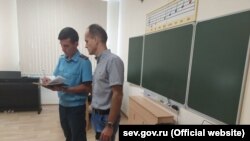Проверка в школе Севастополя к началу учебного года, август 2020 года