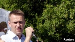 Российский оппозиционер Алексей Навальный.