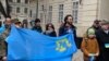 У Львові підняли кримськотатарський прапор