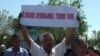 Жители Ушарала протестуют против ареста бизнесмена