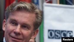 OSCE head Audronius Azubalis