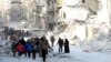 Жители Алеппо покидают районы города, где идут бои
