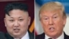 North Korean leader Kim Jong-Un (left) and U.S. President Donald Trump (composite file photo)