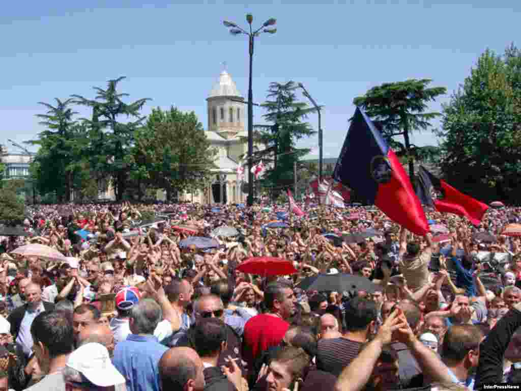 Акция протеста грузинской оппозиции, Тбилиси, 26 мая 2008