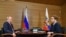 Нюта Федермессер беседует с Путиным. Декабрь 2018.