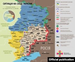 Ситуация в зоне боевых действий на востоке Украины на 7 сентября 2017 года (данные СБУ)