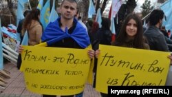 Учасники акції протесту, Анкара, 28 лютого 2015 року