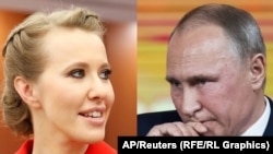 Two sides of the same coin? Ksenia Sobchak and Vladimir Putin