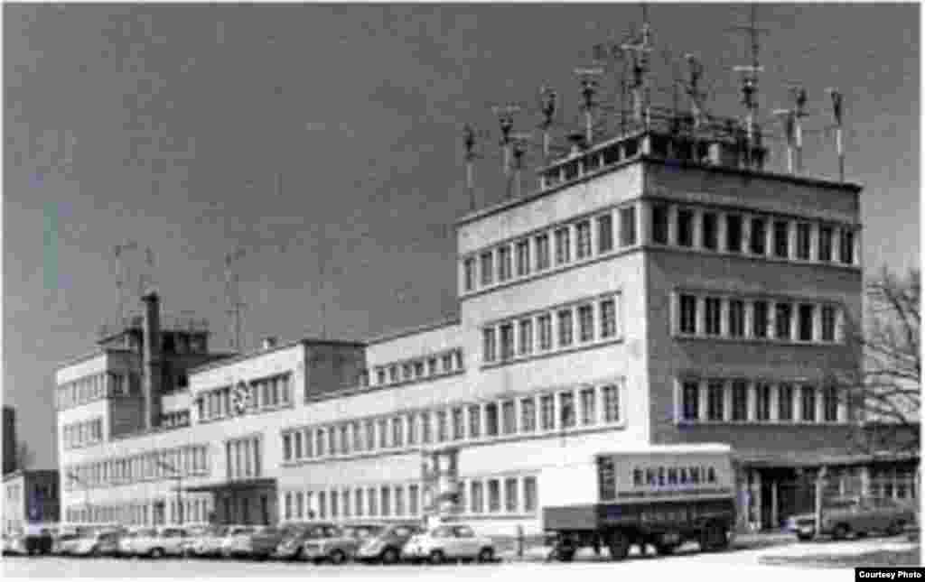 First building of Radio Liberation in Munich, 1950s