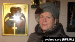 Наталя Доўнар – удзельніца пленэру іканапісу ў польскай вёсачцы Навіцы