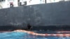 UAE -- A damage is seen of Japanese-owned Kokuka Courageous tanker off the coast of Fujairah, June 19, 2019