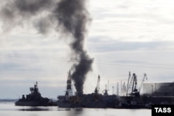 Пожар на подводной лодке "Орел" в Северодвинске;, 7 апреля 2015
