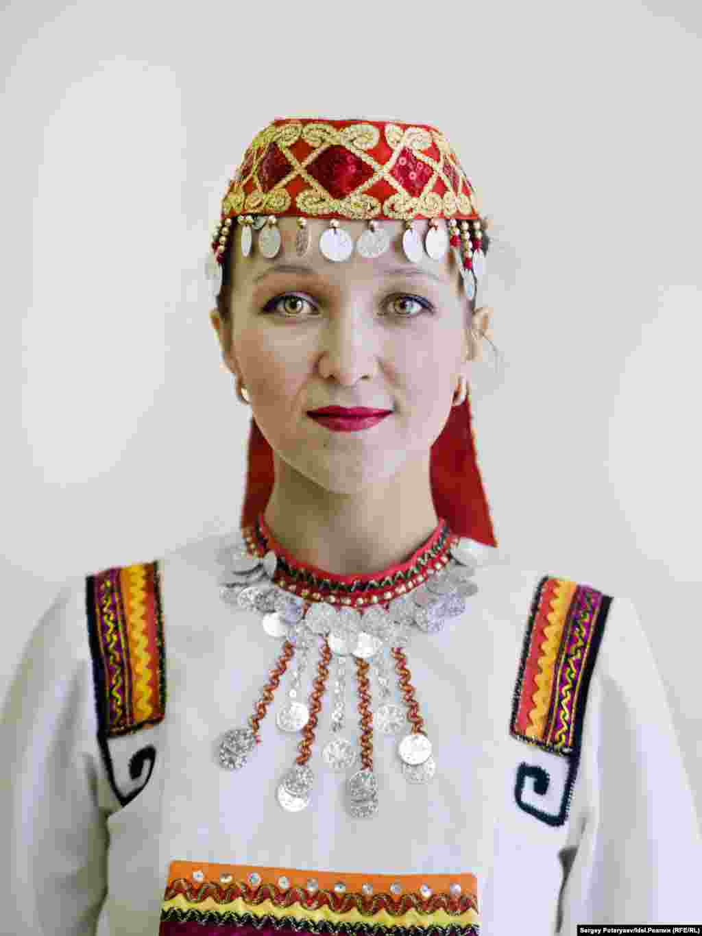 Olga Volkova, 28, choreography teacher. "For me, being a Mari means knowing the language and cuisine. Family is one of the key things in my life. I have special ties with nature. For example, if I felt unwell when I was a child I lay down under a birch tree and fell asleep. It was very peaceful."